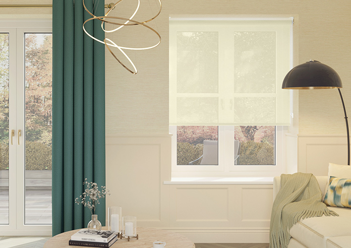Illusion, Beige - Twist&Fit Roller Blind - Image 3